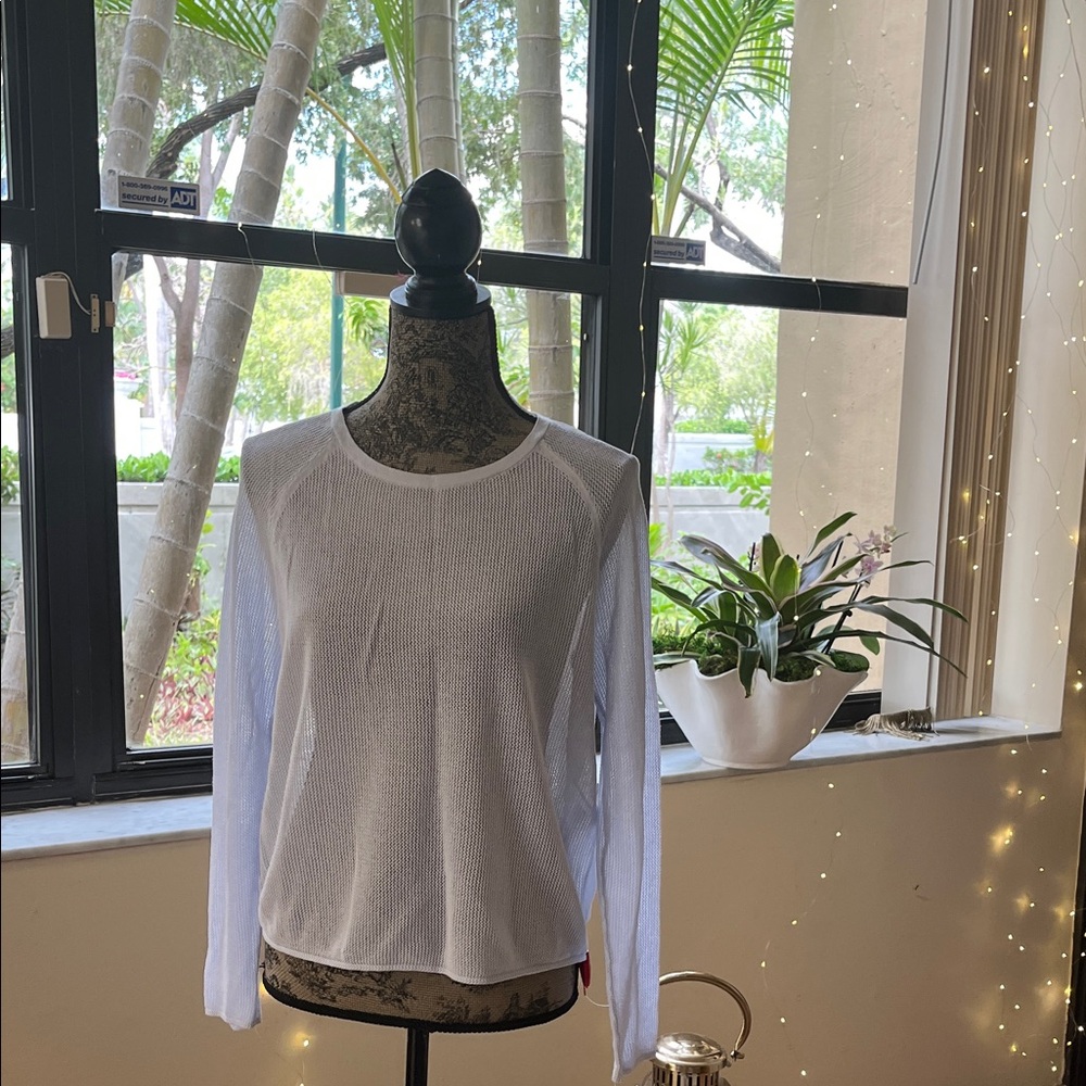 🦋 NWT Eileen Fisher light blue Textured Blouse S